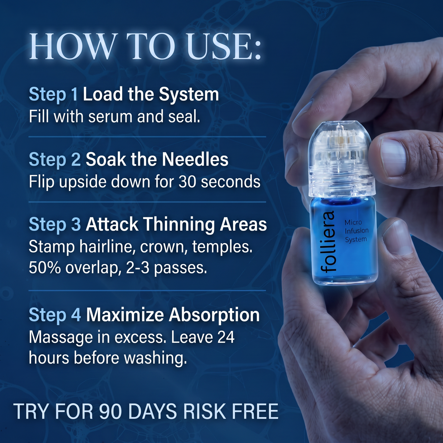 The Most Effective Peptide Infusion Hair Regrowth System